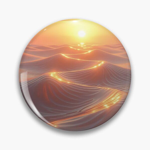 Item preview, Yellow Sunset, Clouds, Water Waves, Fantasy Scifi Luminescence Landscape (image size 8320x12480) designed and sold by Digital-Davinci.