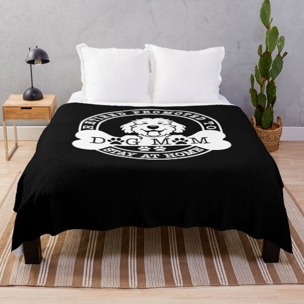 Item preview, Retired Stay at Home Dog Mom Badge Shirt designed and sold by TinaMDedrick.