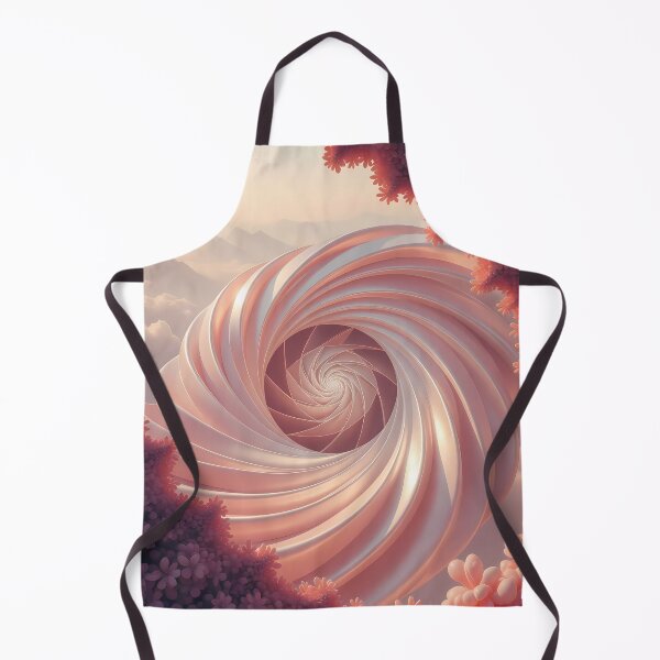 Item preview, Geometric Spirals, Coral, Fantasy Scifi Luminescence Landscape (image size 8320x12480) designed and sold by Digital-Davinci.