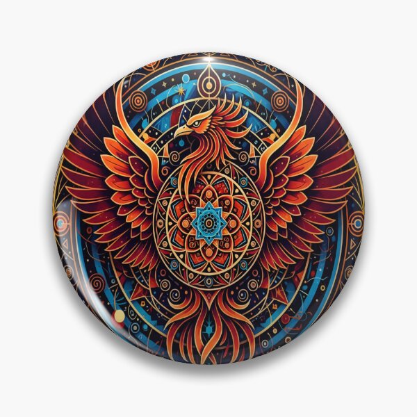 Item preview, Phoenix Mandala of Rebirth designed and sold by Hieroglyphia.