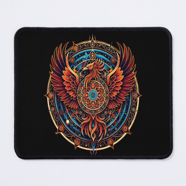 Item preview, Phoenix Mandala of Rebirth designed and sold by Hieroglyphia.