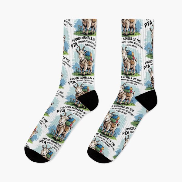 Item preview, Proud Member of the PTA Parent Teacher Adventure Goat Design designed and sold by SplashTastic.