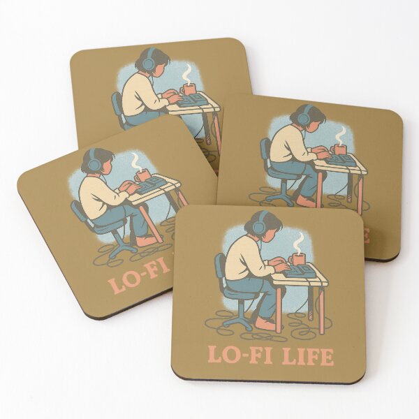 Item preview, Lo-Fi Life — Coffee & Cables designed and sold by peaknerd.