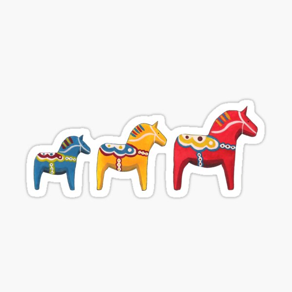 Item preview, Dala Horses designed and sold by BarbarasCorner.