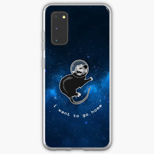 Space Possum - Funny Introvert Anxiety Outer Space Design Samsung Galaxy Soft Case