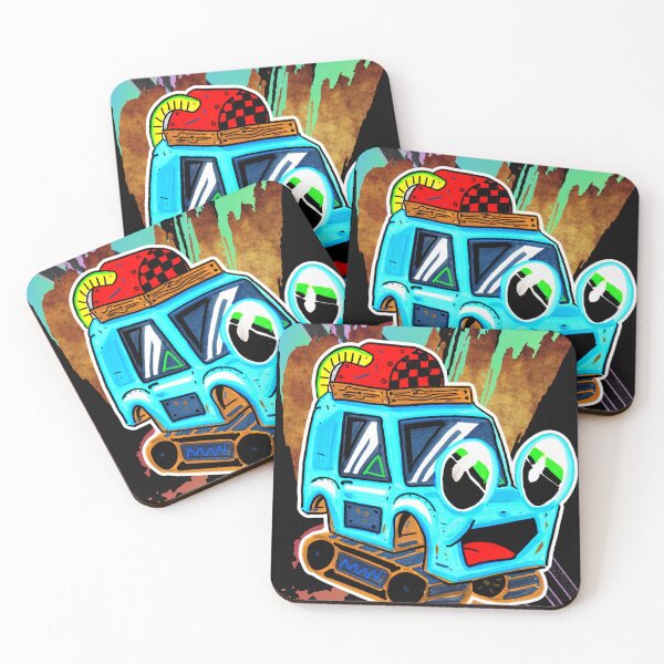 Item preview, cartoon car design 5 designed and sold by vallertine.