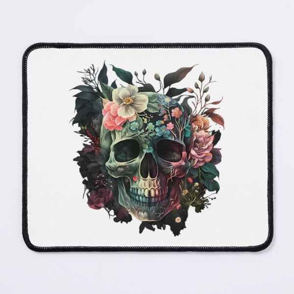 Item preview, Floral Skull designed and sold by zidan-orange.