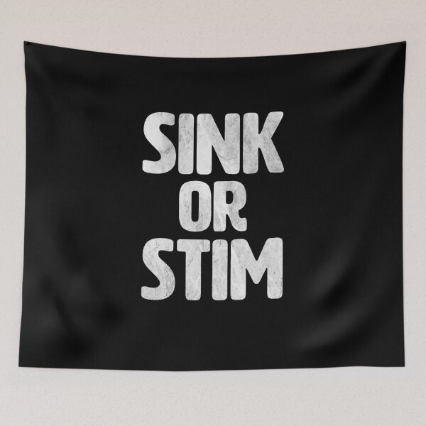 Item preview, Sink Or Stim Normalize Stimming Neurodivergent Autism Adhd designed and sold by elderberry.