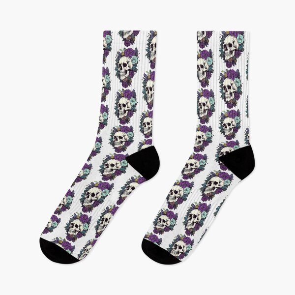 Item preview, Skull And Flowers 3 designed and sold by zidan-orange.