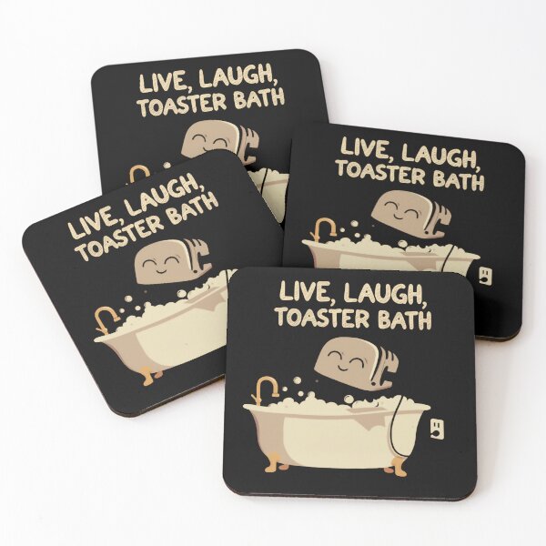 Item preview, Live Laugh Toaster Bath Exploding Steam Shower Madness Skeleton designed and sold by SkeletonsDanger.