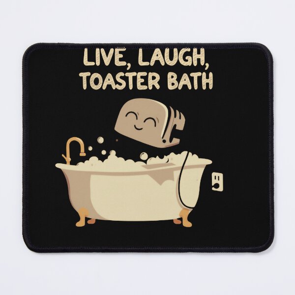 Item preview, Live Laugh Toaster Bath Exploding Steam Shower Madness Skeleton designed and sold by SkeletonsDanger.
