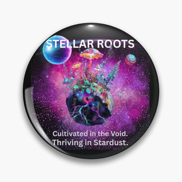 Item preview, STELLAR ROOTS Cosmic Flora Watercolor Art Print & Space Fungi Sci-Fi Gift designed and sold by Searching ideas.