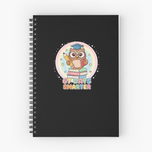 Item preview, 67 Days Smarter Funny Six Seven Meme Owl 6 7 designed and sold by facegm.