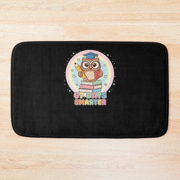 Item preview, 67 Days Smarter Funny Six Seven Meme Owl 6 7 designed and sold by facegm.