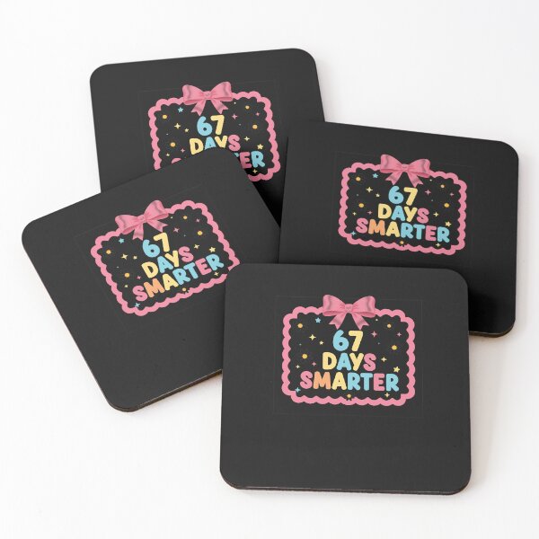 Item preview, 67 Days Smarter Girls Bow Six Seven Meme 6 7 Day Of School designed and sold by facegm.