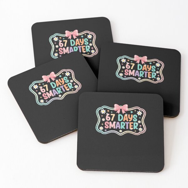 Item preview, 67 Days Smarter Girls Bow Six Seven Meme 6 7 Day Of School designed and sold by facegm.