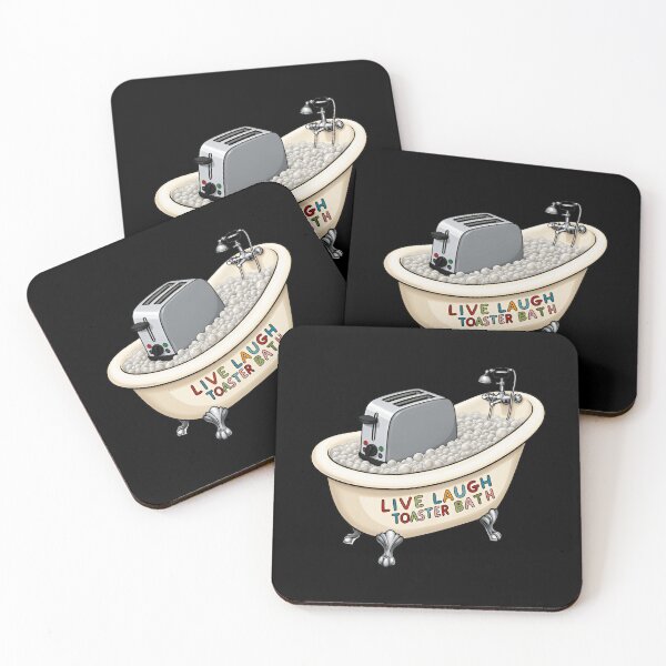 Item preview, Live Laugh Toaster Bath Maximum Ridiculous Home Chaos bomb designed and sold by SkeletonsDanger.