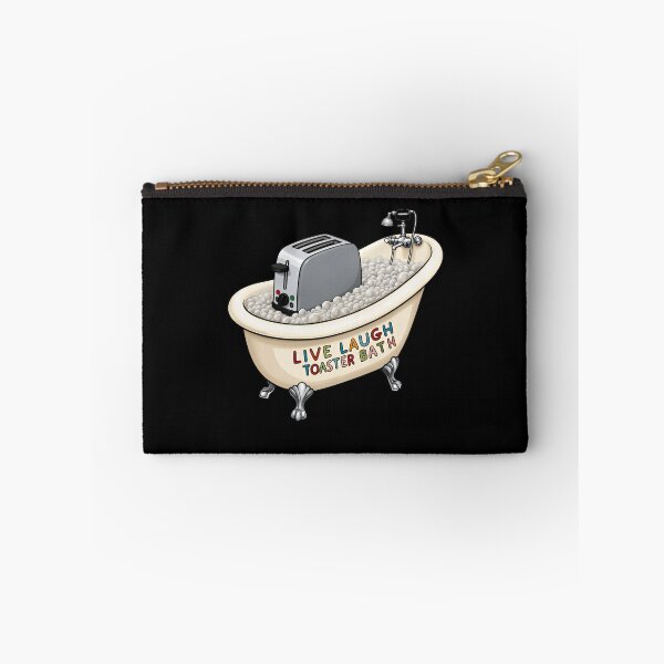 Item preview, Live Laugh Toaster Bath Maximum Ridiculous Home Chaos bomb designed and sold by SkeletonsDanger.