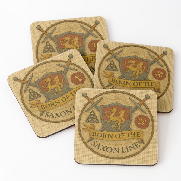 Item preview, Born of the Saxon Line • Saxon Heritage Crest Emblem designed and sold by fairmaiden7.