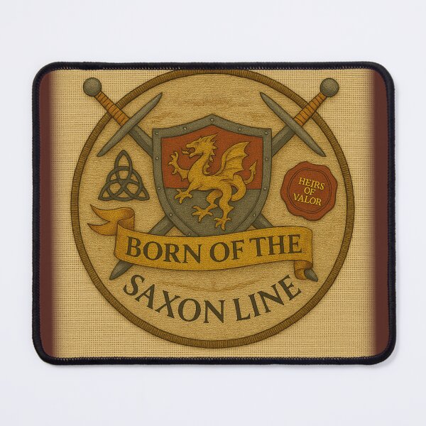 Item preview, Born of the Saxon Line • Saxon Heritage Crest Emblem designed and sold by fairmaiden7.