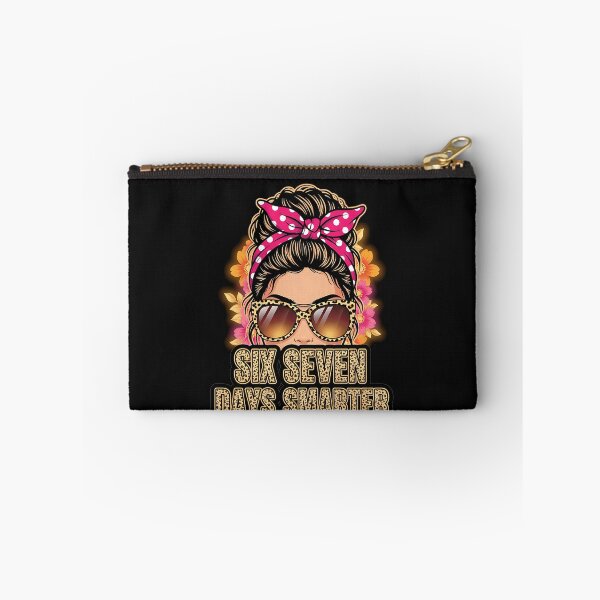 Item preview, 67 Days Smarter Messy Bun Six Seven 67Th Day Of School Girls  designed and sold by facegm.