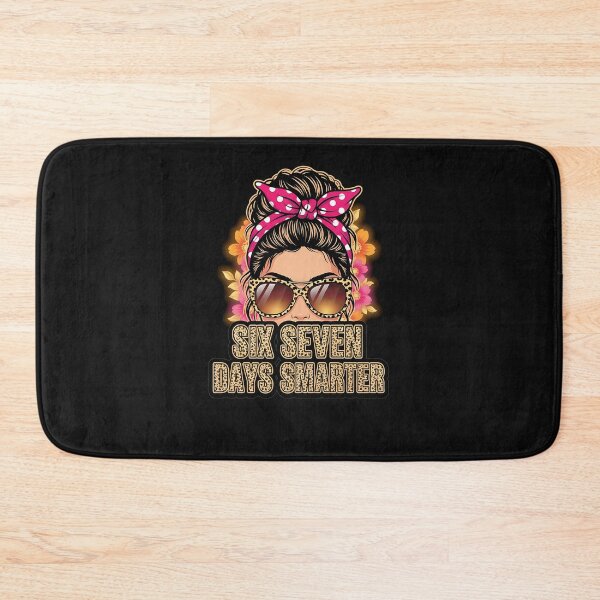 Item preview, 67 Days Smarter Messy Bun Six Seven 67Th Day Of School Girls  designed and sold by facegm.