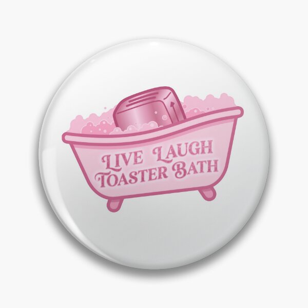 Item preview, Live Laugh Toaster Bath Overloaded Sink Shower Disaster Bomb designed and sold by SkeletonsDanger.
