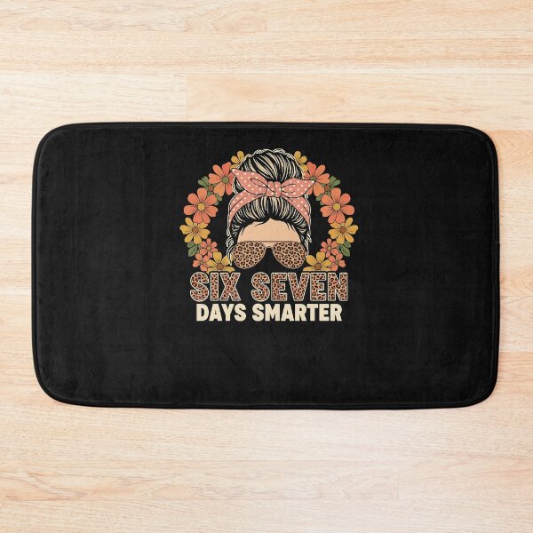 Item preview, 67 Days Smarter Messy Bun Six Seven 67Th Day Of School Girls  designed and sold by facegm.