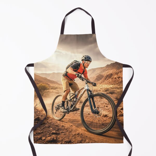 Item preview, Epic Desert Ride – MTB Action in Rocky Canyon Landscape. designed and sold by Hinson MTB Visuals.