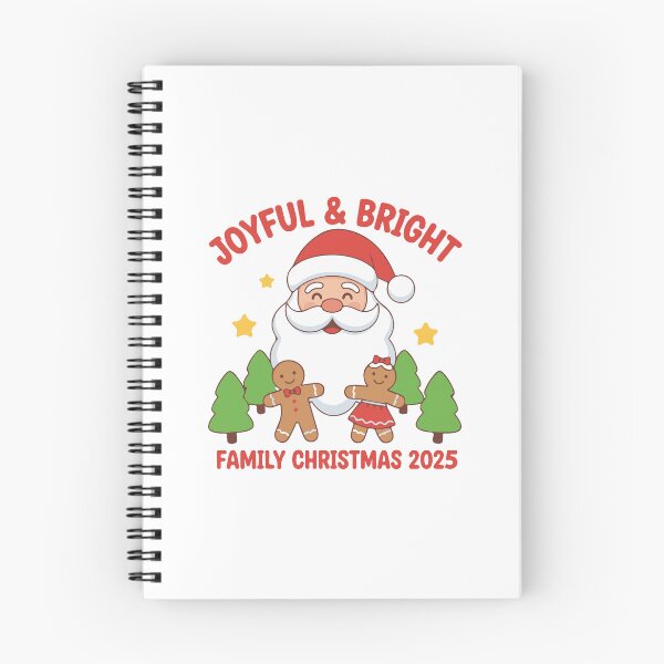 Item preview, Joyful & Bright Family Christmas 2025 Design designed and sold by DavidTeeStudio.