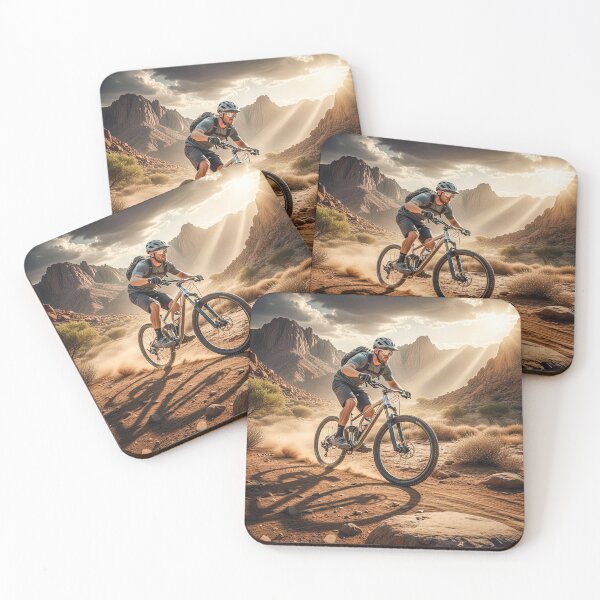 Item preview, MTB Desert Rush – Grit, Motion & Golden Hour Adventure. designed and sold by Hinson MTB Visuals.