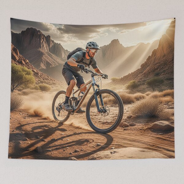 Item preview, MTB Desert Rush – Grit, Motion & Golden Hour Adventure. designed and sold by Hinson MTB Visuals.