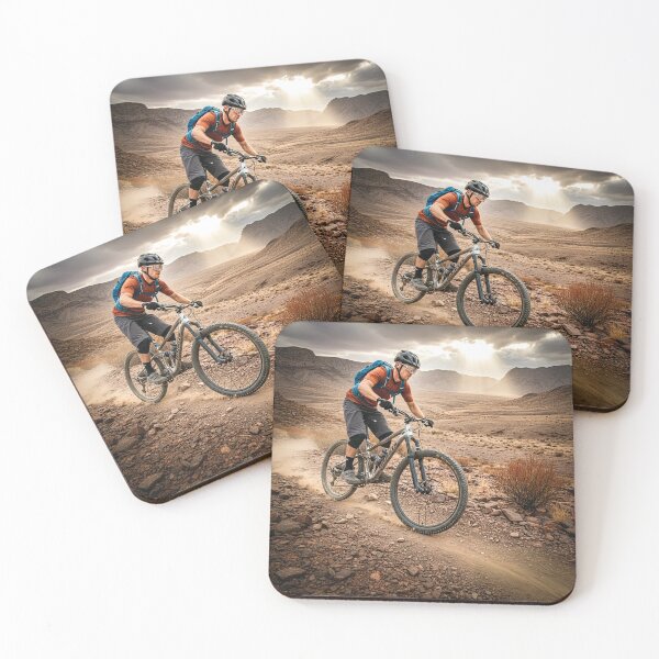 Item preview, Cinematic Desert MTB Ride – Speed, Dust & Rugged Beauty. designed and sold by Hinson MTB Visuals.