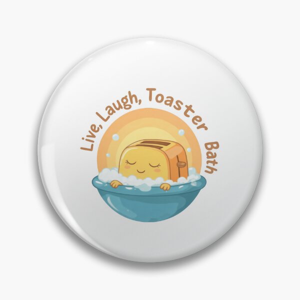 Item preview, Live Laugh Toaster Bath Shower Overflow Crisis Situation Bomb designed and sold by SkeletonsDanger.