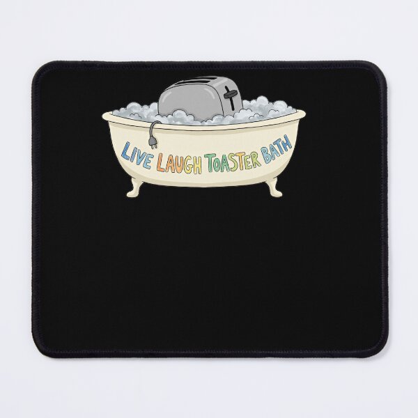 Item preview, Live Laugh Toaster Bath Appliance Gone Wild Chaos Bomb designed and sold by SkeletonsDanger.