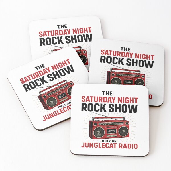 Item preview, Saturday Night Rock Show Retro Design designed and sold by JungleCatRadio.