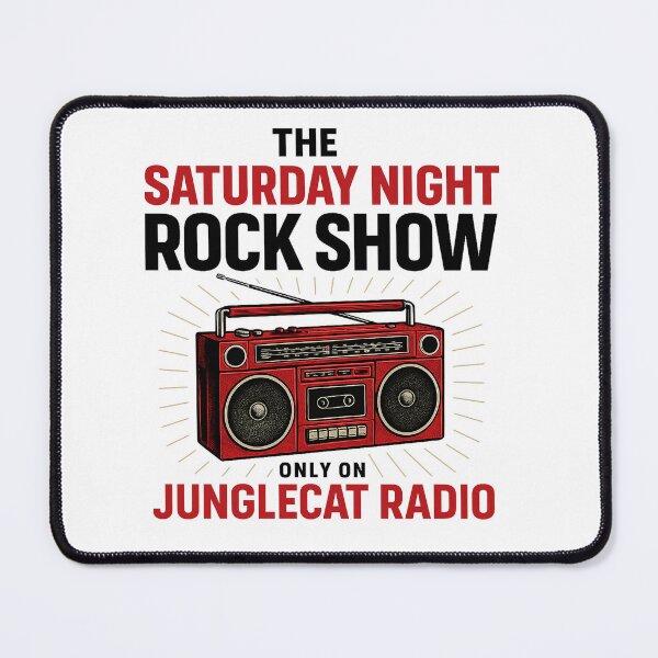 Item preview, Saturday Night Rock Show Retro Design designed and sold by JungleCatRadio.