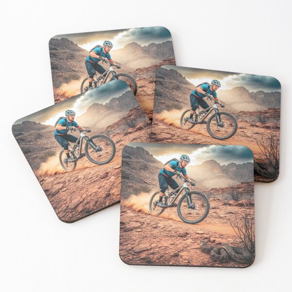 Item preview, Venom & Velocity – Epic MTB Moment in Wild Terrain. designed and sold by Hinson MTB Visuals.
