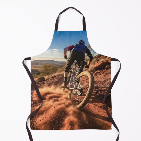 Item preview, Bold Outback Rider Carving Dusty Turns in the Outback. designed and sold by Hinson MTB Visuals.