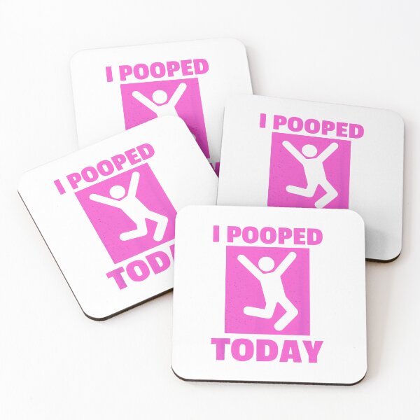 Item preview, I Pooped Today - Funny Achievement Pink Graphic designed and sold by HBDStudio.