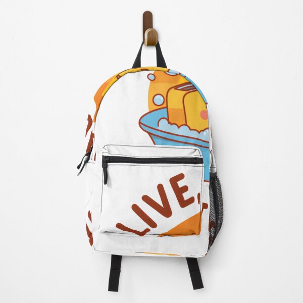 Item preview, Live Laugh Toaster Bath Funny Toast Taking a Shower Silly Soak designed and sold by SkeletonsDanger.