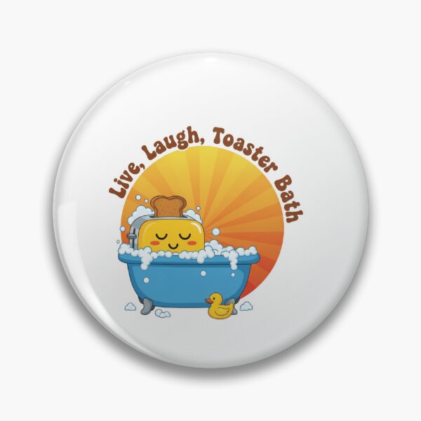Item preview, Live Laugh Toaster Bath Kitchen Sink Overload Disaster designed and sold by SkeletonsDanger.