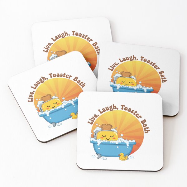 Item preview, Live Laugh Toaster Bath Kitchen Sink Overload Disaster designed and sold by SkeletonsDanger.