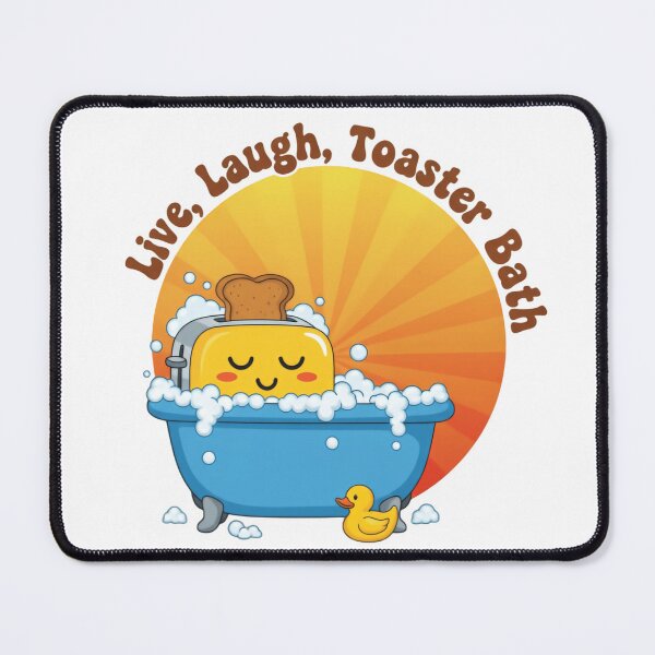 Item preview, Live Laugh Toaster Bath Kitchen Sink Overload Disaster designed and sold by SkeletonsDanger.