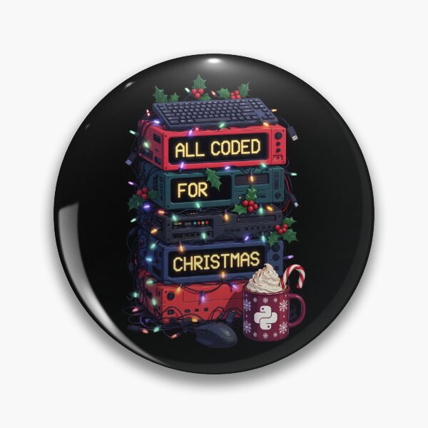 Item preview, All Coded For Christmas Coding Humor designed and sold by QuirkySpark.