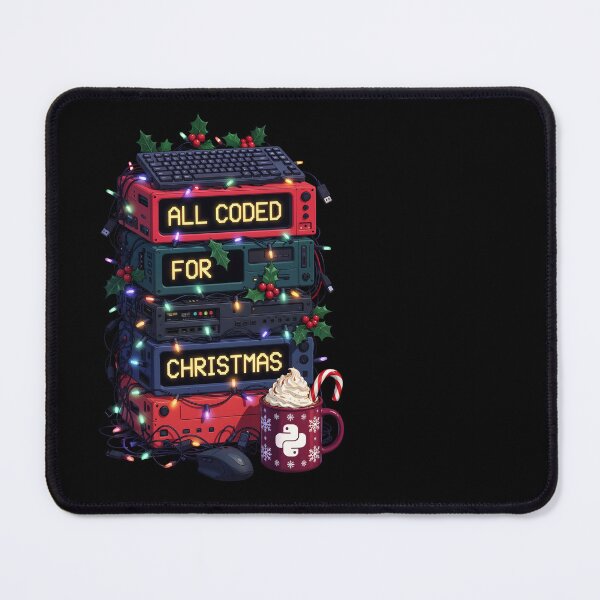 Item preview, All Coded For Christmas Coding Humor designed and sold by QuirkySpark.