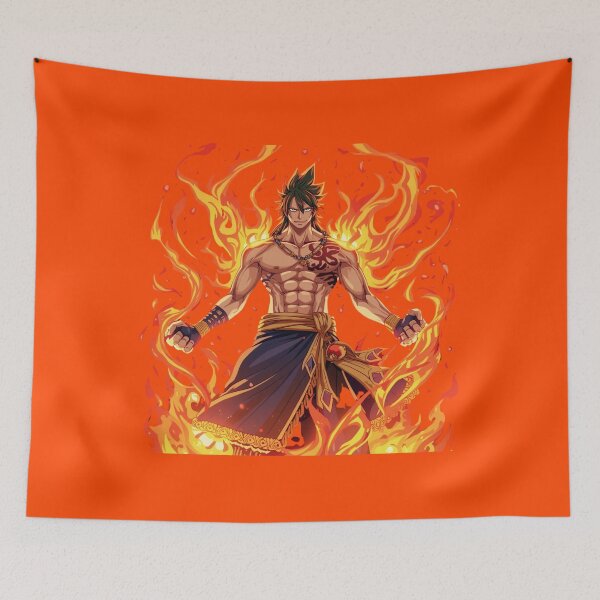 Item preview, Flameborn Spirit – Anime Fire Warrior designed and sold by ThroneOfAnime.