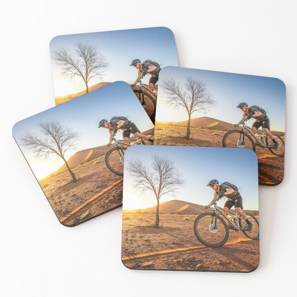 Item preview, Sunrise Desert Ride – Adventure Sports Photography in Harsh Outback. designed and sold by Hinson MTB Visuals.