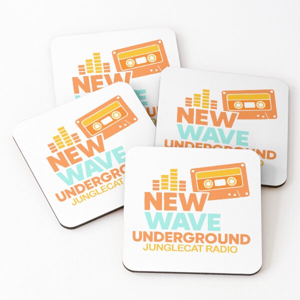 Item preview, New Wave Underground – 80s New Wave & Classic Alternative designed and sold by JungleCatRadio.