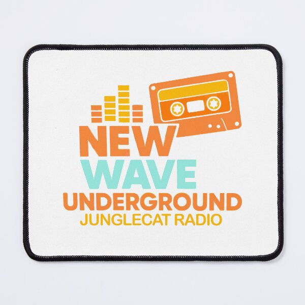 Item preview, New Wave Underground – 80s New Wave & Classic Alternative designed and sold by JungleCatRadio.